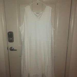 Dana Buchman Casual White Dress